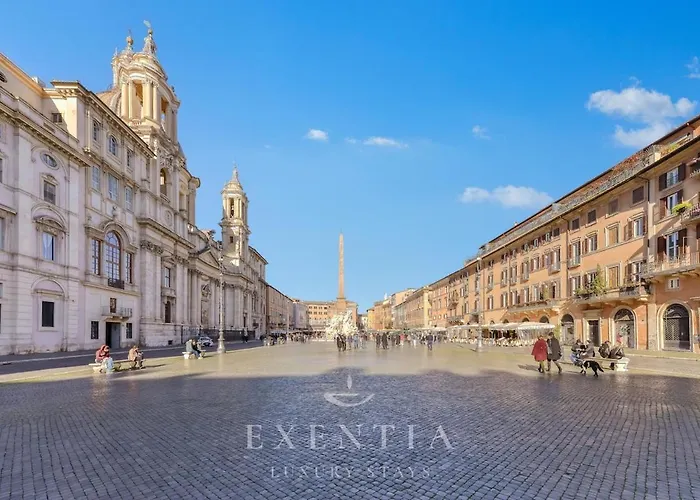 Piazza Navona Penthouse, Terrace & Walls Rzym